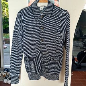 Club Monaco men 100% cotton button down cardigan